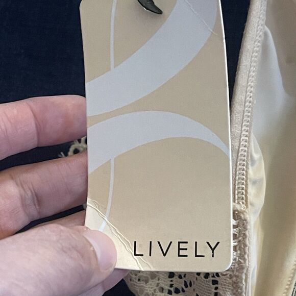 Lively Womens Bra Size 38DD Beige Toasted Almond Padded Wired Lace - Picture 14 of 15